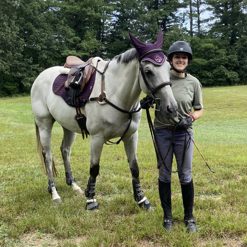 two riders on a trail